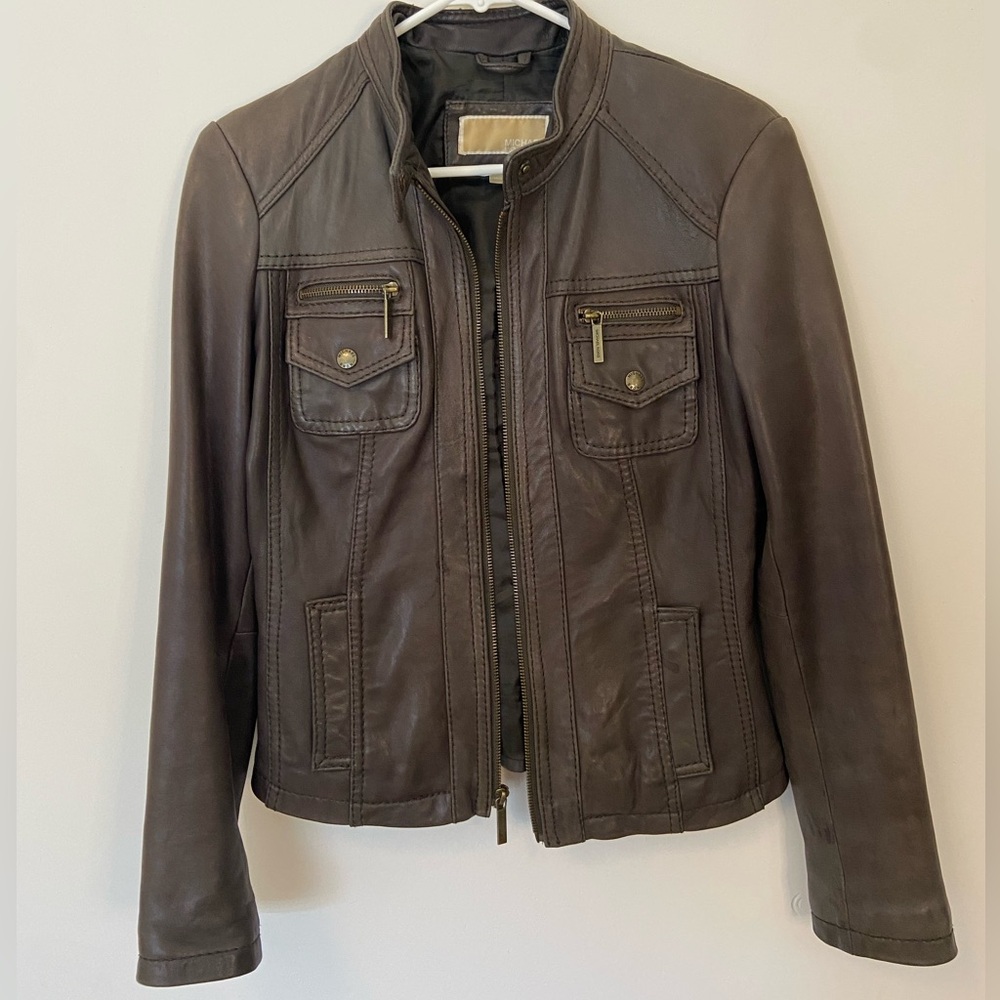 Michael Kors Leather Jacket 😍